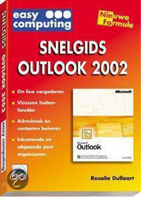 Outlook 2002 - Dullaart, Livres, Informatique & Ordinateur, Envoi