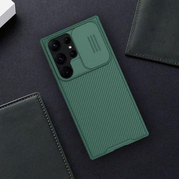 Samsung Galaxy S23 Ultra CamShield Hoesje met Camera Slide -, Verzenden, Nieuw