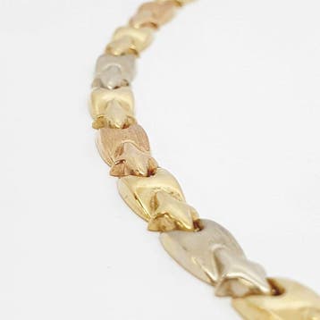 Graziella - Collier - 18 carats Or jaune, Or blanc, Or rose