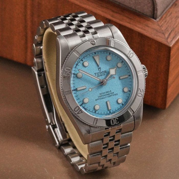 Tudor - Black Bay 54 Tiffany Blue Dial - Zonder minimumprijs, Bijoux, Sacs & Beauté, Montres | Anciennes | Antiquités