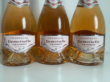 Vranken, Demoiselle rosé - Champagne - 3 Flessen (0.75, Nieuw