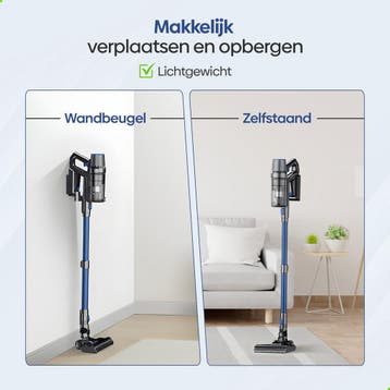 Steelstofzuiger Draadloos - Met dweilfunctie - Stofzuiger Zo, Verzenden, Nieuw