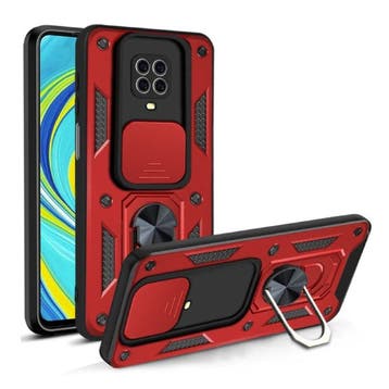 Xiaomi Redmi Note 10 (4G) - Armor Hoesje met Kickstand en, Verzenden