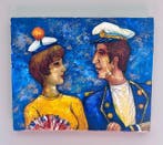 Gérard GOUVRANT (1946) - Bouquet Tricolore, Antiquités & Art