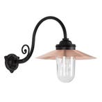 Stal- & Boerderijlampen Rhone Gietijzeren Stallamp Zwart/Kop, Tuin en Terras, Buitenverlichting, Verzenden, Nieuw