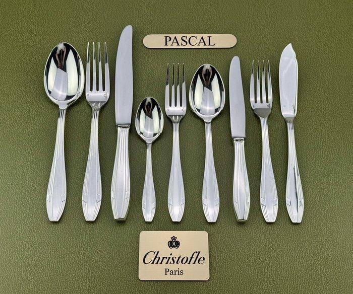 Christofle - Tafelservies voor 12 (115) - Pascal -, Antiquités & Art, Antiquités | Meubles | Tables