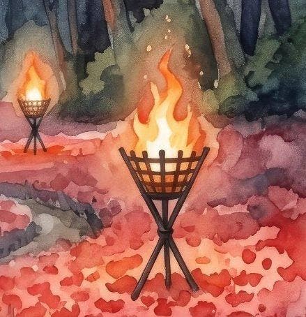 MEDSAN - Kitsune of the Red Lilies () - UNIQUE WORK, Antiquités & Art, Art | Objets design