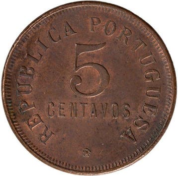 Portugees Angola. 3 Coins - 2 Centavos, 5 Centavos & 20