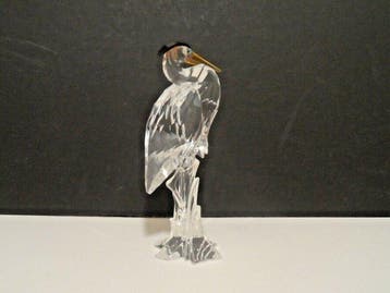 Swarovski - Figurine - Silver Heron - 221627 - Cristal