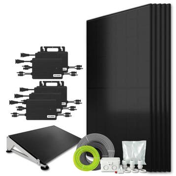 Zonnepanelen pakket voor platdak - 2.2 kW - 5x 430, Ophalen of Verzenden