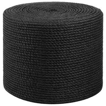 vidaXL Jute Touw 8 mm Zwart 100% Tossa jute, Verzenden