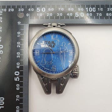 Star Wars - Millennium Falcon Pocket Watch -Silver & blue, Nieuw
