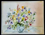 Marie Louise Ogier (1912-2003) - Grand bouquet floral, Antiek en Kunst