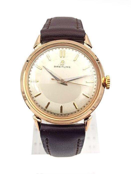 Breitling - 18K Gold - Homme - 1950-1959, Handtassen en Accessoires, Horloges | Heren