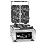 Wafelijzer | TIAMO | Enkel | Hartvormige Wafels, Verzenden, Nieuw in verpakking