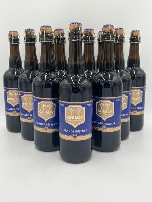 Chimay - Grande Réserve 2026 - 75cl - 12 flessen, Verzamelen, Wijnen