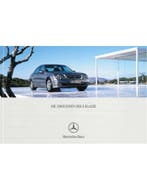 2005 MERCEDES BENZ E KLASSE SEDAN BROCHURE DUITS