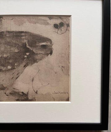 Jan Mankes (1889-1920) - Roofvogel op Tak 1923 (Mooi