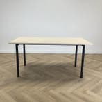 Eromes kantinetafel 160x80 cm, Ahorn blad  - antraciet poten, Gebruikt, Bureau