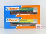 Roco H0 - 46356/46359 - Wagon de marchandises pour trains
