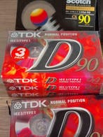 TDK - type I Lege audiocassette - Diverse modellen, Nieuw
