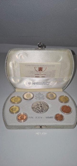Vaticaan. Proof Set 2003 (incl. medaglia in argento) (Zonder