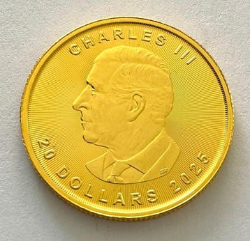 Canada. 20 Dollars 2025 - Maple Leaf - 1/2 oz Gold