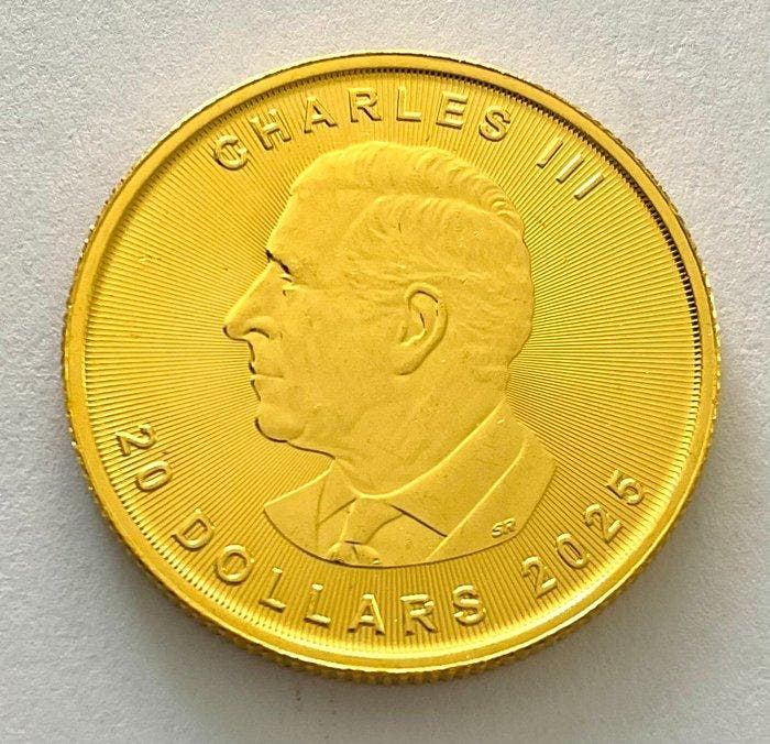Canada. 20 Dollars 2025 - Maple Leaf - 1/2 oz Gold, Timbres & Monnaies, Métaux nobles & Lingots
