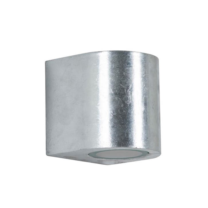 Wandverlichting modern Big Noa Muurlamp Zink, Tuin en Terras, Buitenverlichting, Verzenden