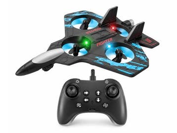 Veiling - RC Vliegtuig Drone Straaljager met LED & Controlle, TV, Hi-fi & Vidéo, Drones