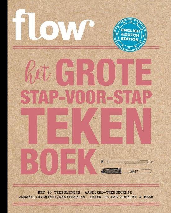 FLOW TEKENBOEK 2017     0004 8710722011643, Boeken, Overige Boeken, Zo goed als nieuw, Verzenden