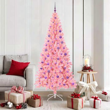 vidaXL Kerstboom Roze 180 cm PVC, Verzenden, Nieuw