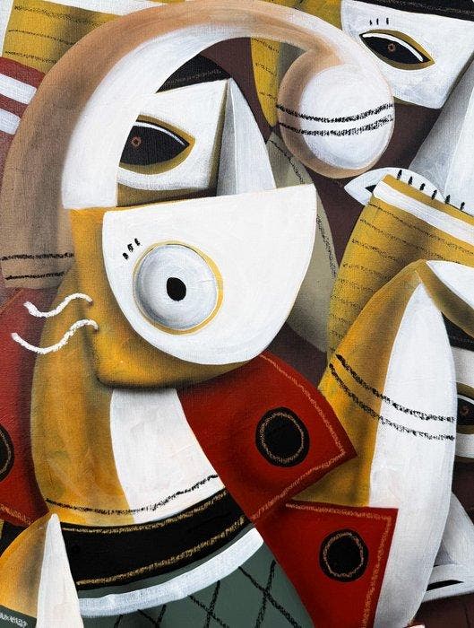 SKEPA - Le grand débat (XXL), Antiquités & Art, Art | Peinture | Moderne