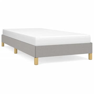 Cadre de lit 90x200 gris - Retour client - 40% de remise, Verzenden, Nieuw