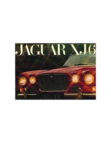 1970 JAGUAR XJ6 BROCHURE ENGELS, Ophalen of Verzenden, Nieuw