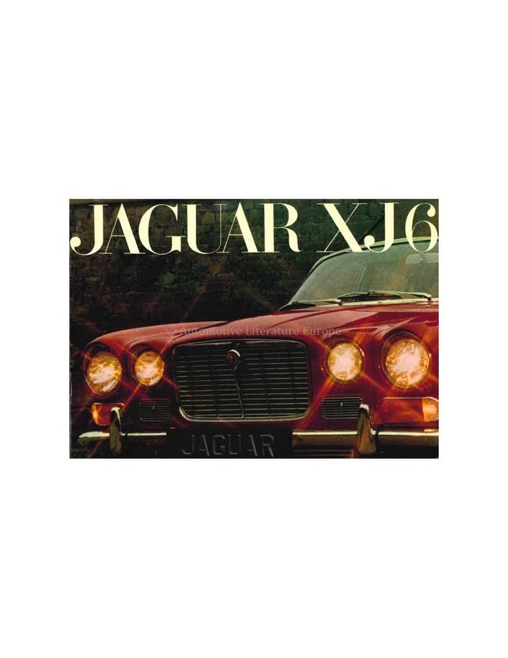 1970 JAGUAR XJ6 BROCHURE ENGELS, Boeken, Auto's | Folders en Tijdschriften, Ophalen of Verzenden