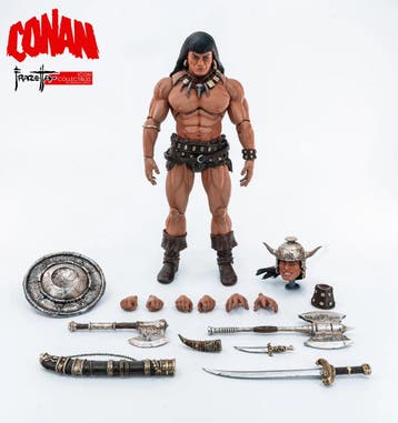 Conan The Barbarian Frazetta Action Figure 1/12 Conan 17 cm, Ophalen of Verzenden