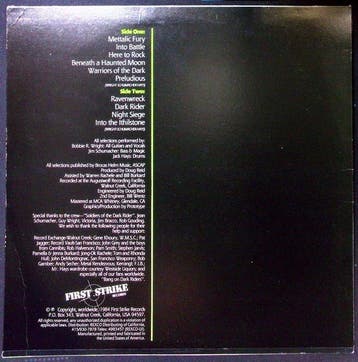 Brocas Helm - Into Battle (Heavy Metal) - LP album (op