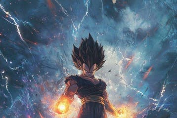 Canvas Fit - Alberto Ricardo - Vegeta: Orgullo en Llamas, Nieuw