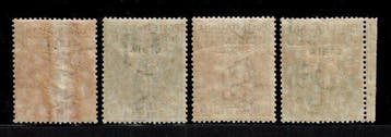 Italiaans Libië 1915 - Rode Kruis MNH - Sassone 13/16, Gestempeld