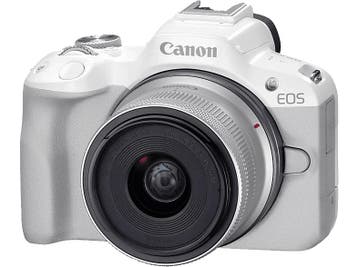 Canon -  Hybride Camera Eos R50 + Rf-s 18-45 Mm  - Wit, Verzenden