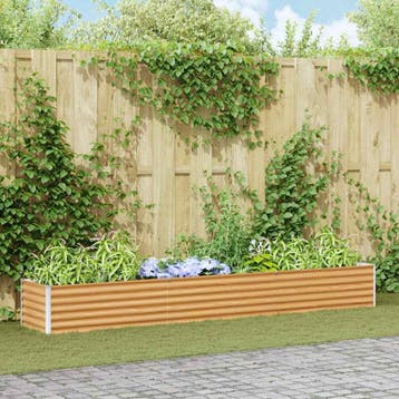 vidaXL Verhoogde plantenbak Lichtbruin 290 x 50 x 36 cm, Verzenden