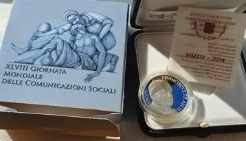 Vaticaan. 10 Euro 2014 Giornata Mondiale della