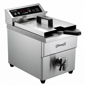 Inductiefriteuse | Elektrisch | 8L | 60°C/190°C | 3.5kW, Verzenden, Nieuw in verpakking