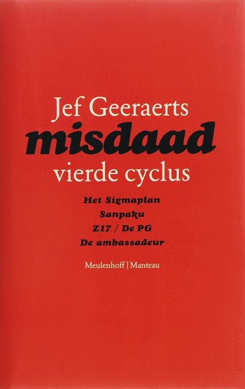 Misdaad 9789085420774 Jef Geeraerts, Livres, Thrillers, Envoi