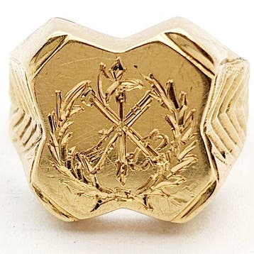 Ring - 18 karaat Geel goud, Nieuw