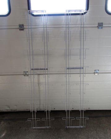 Wenskaarthouder voor 14 kaarten, B34,5 x D4 x H150,5cm, Nieuw in verpakking