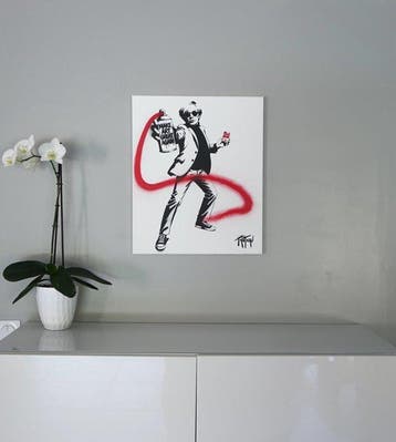 Truteau (1970) - Make Art Great Again (Andy, Red spray)