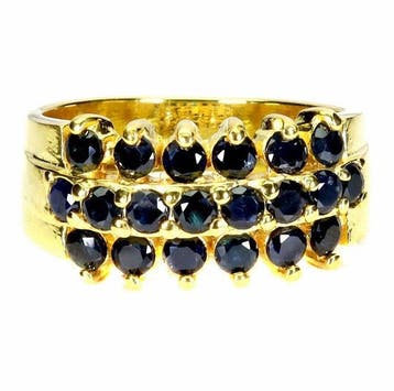Sans prix de réserve - Bague Plaqué or jaune, argent 925 -, Nieuw