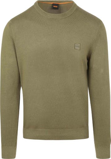 BOSS Pullover Kanovano Groen maat Maat 48/50 (M) Heren, Verzenden
